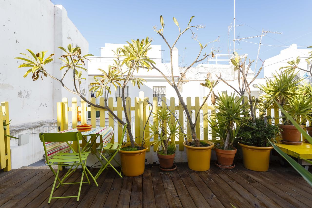Atico El Bohemio Flamenco Appartement Cádiz Buitenkant foto