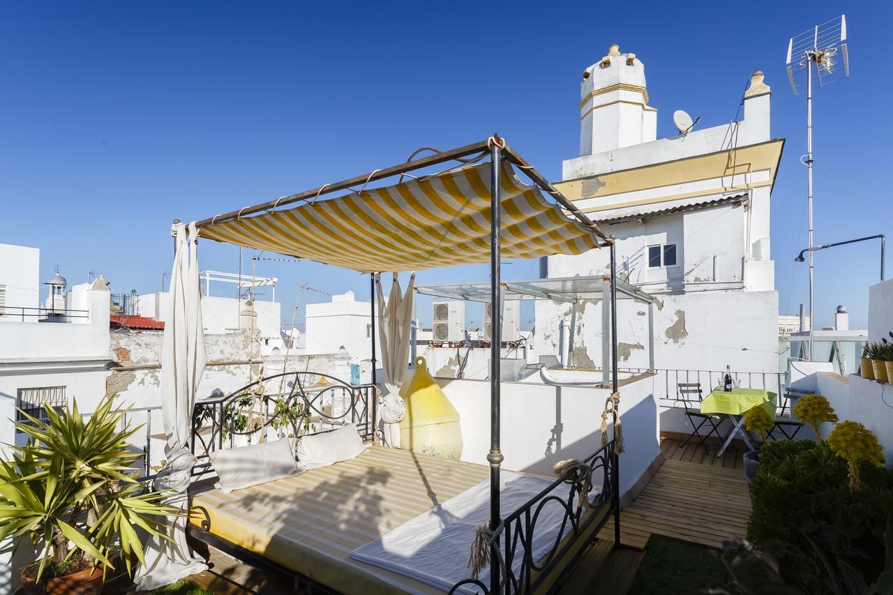 Atico El Bohemio Flamenco Appartement Cádiz Buitenkant foto